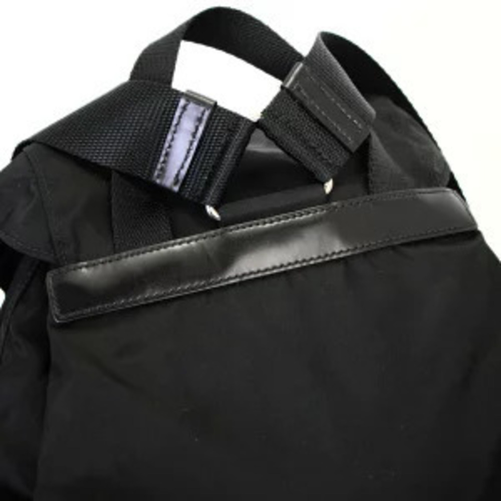 Prada Triangle Rucksack Backpack Double Pockets Black - Picture 5 of 7
